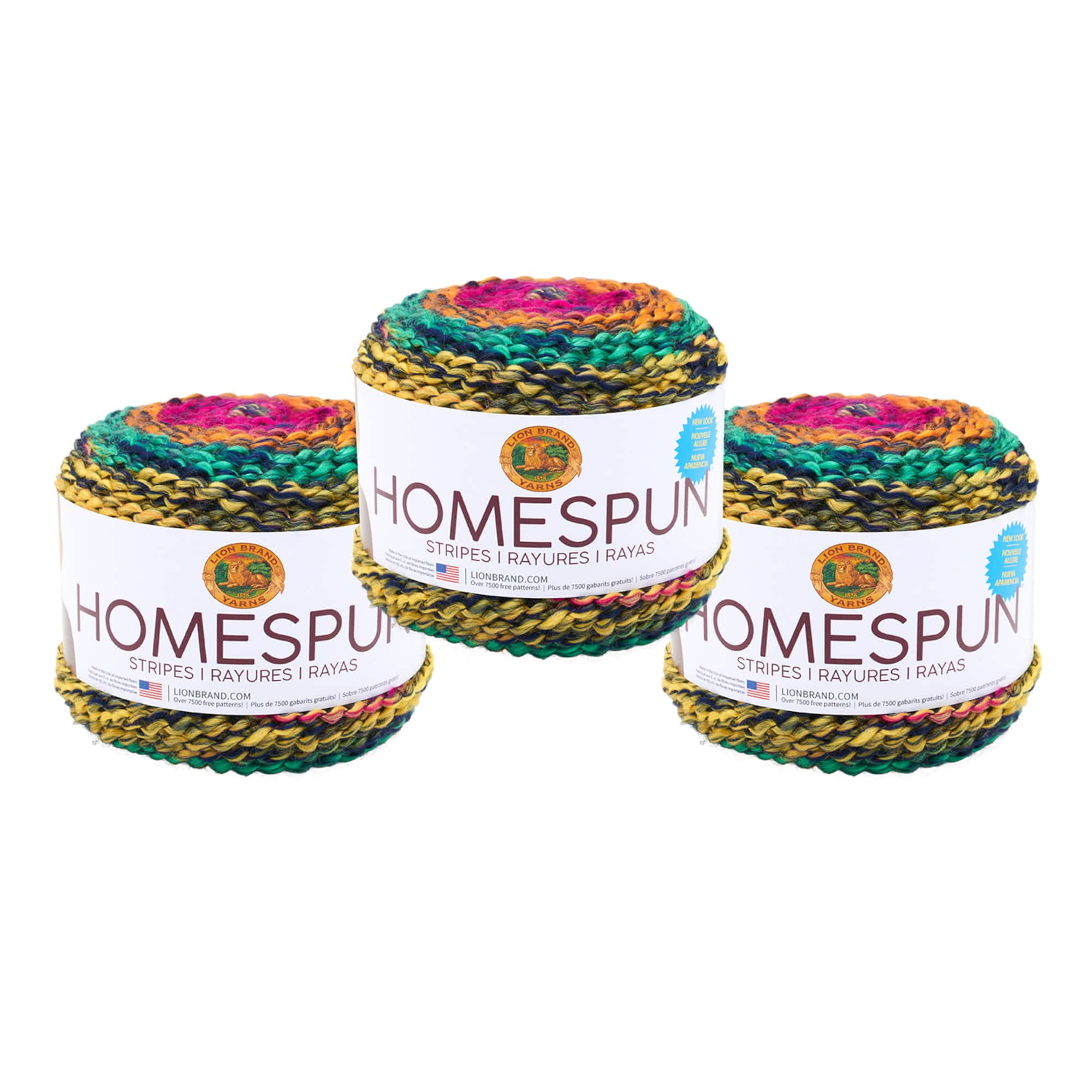 3 Pack Lion Brand® Homespun® New Look Yarn